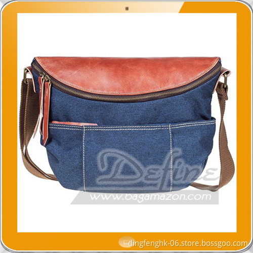 Women's Men's Small Canvas Crossbody Shoulder Bag